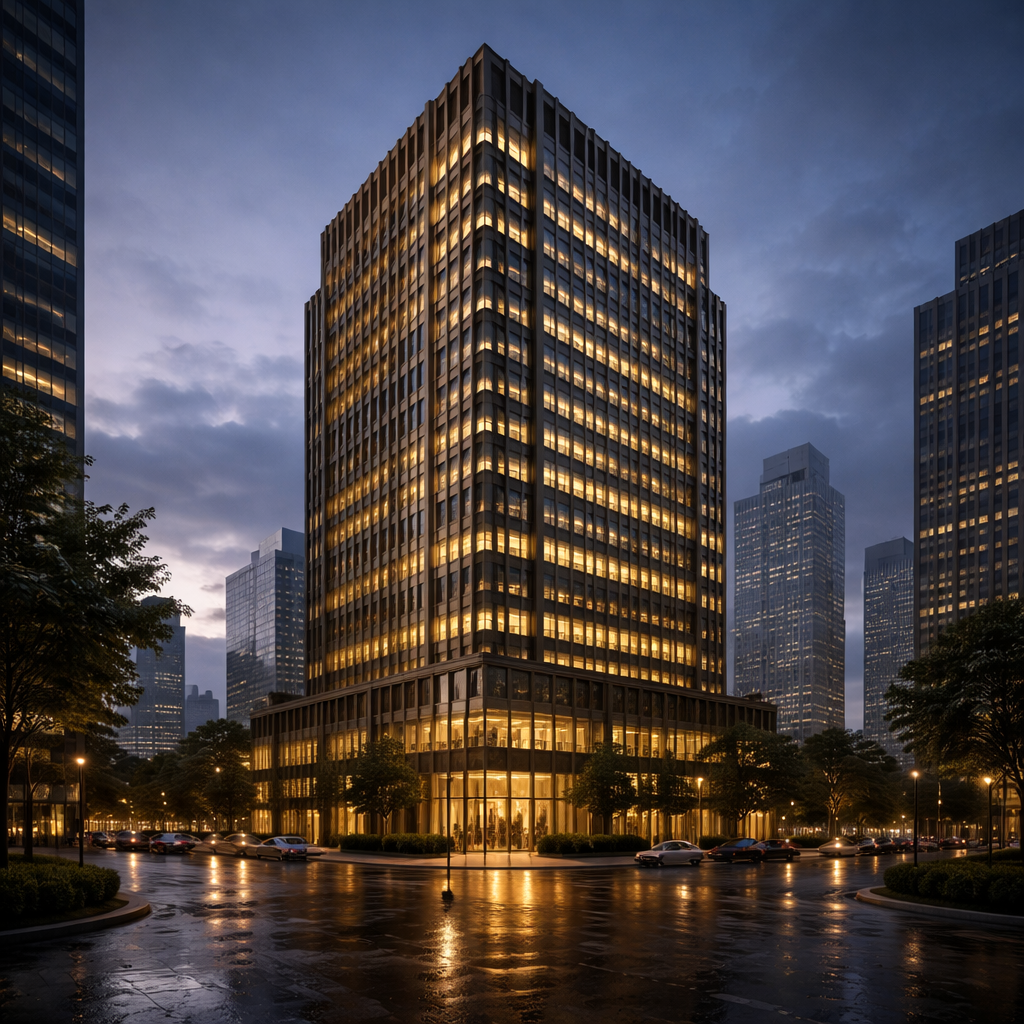 Corporate office tower